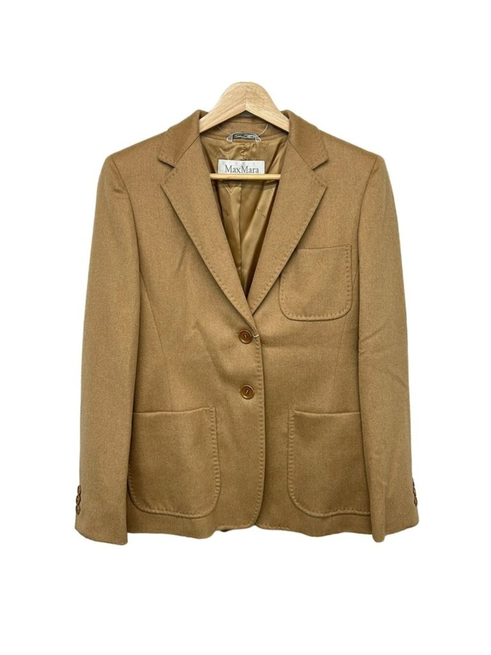 Max Mara Jacket Brown Long Sleeve